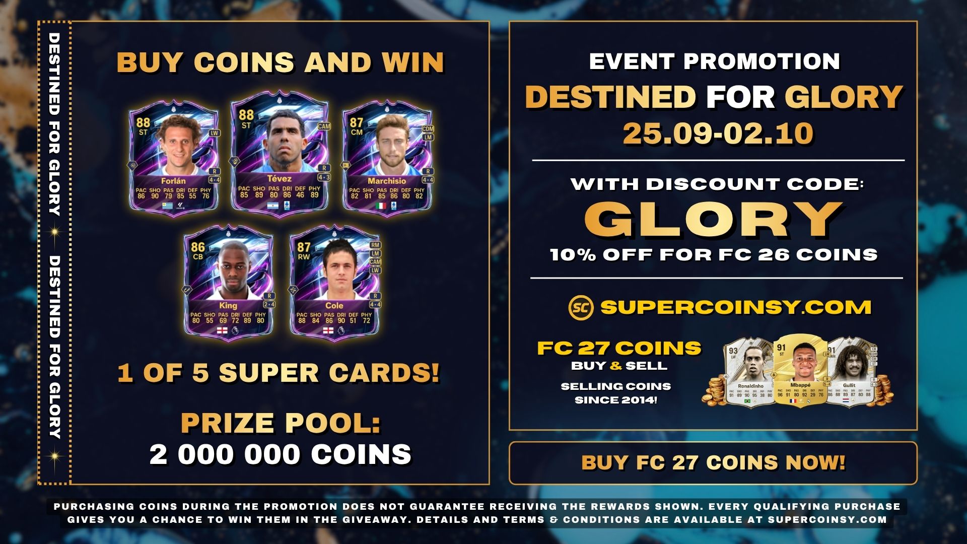 DESTINED FOR GLORY Promo